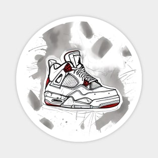 AJ IV - Sketch ! Grey Clouds ! HOT WEAR !!! Magnet